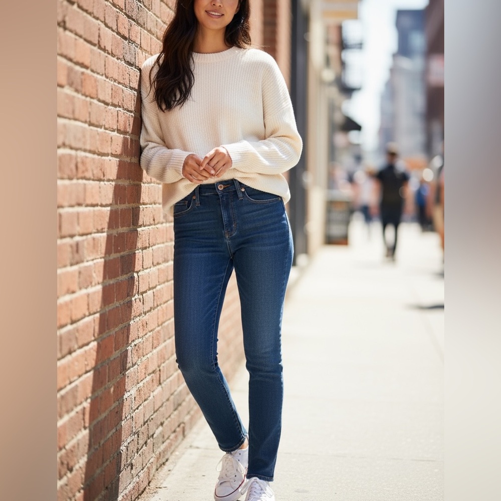 Madewell High Rise Skinny Jeans Size 26 Dark Wash